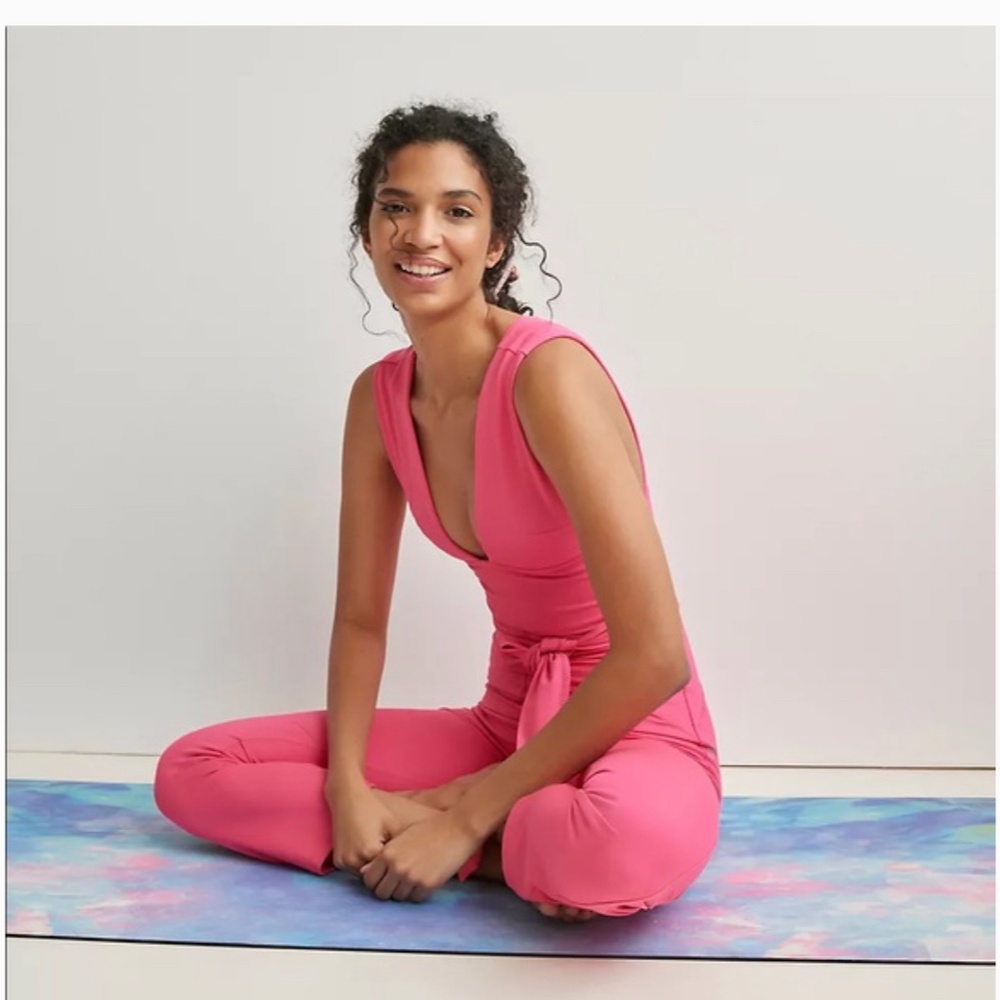 Free People Movement Pink Jumpsuit - Picture 2 of 4